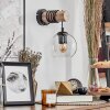 Koyoto Vägglampa Naturfärger, Svart, 1-ljuskällor