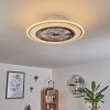 Terradura LED Krom, Vit, 1-ljuskällor, Fjärrkontroll