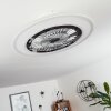 Terradura LED Krom, Vit, 1-ljuskällor, Fjärrkontroll