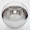 Lampskärm i glas  Koyoto Reservglas 30 cm Krom, Klart, Rökfärger