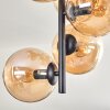 Gastor Taklampa - Glas 15 cm Amber, 8-ljuskällor