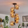 Gastor Taklampa - Glas 15 cm Amber, 8-ljuskällor