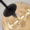 Chehalis Taklampa - Glas 15 cm Amber, Rökfärger, 6-ljuskällor