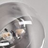 Chehalis Taklampa - Glas 15 cm Guld, Svart, 6-ljuskällor