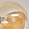 Chehalis Taklampa - Glas 15 cm Guld, Svart, 6-ljuskällor
