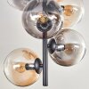 Gastor Taklampa - Glas 15 cm Amber, Klart, Rökfärger, 6-ljuskällor