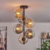Gastor Taklampa - Glas 15 cm Amber, Klart, Rökfärger, 6-ljuskällor
