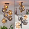 Gastor Taklampa - Glas 15 cm Amber, Rökfärger, 6-ljuskällor