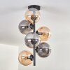 Gastor Taklampa - Glas 15 cm Amber, Rökfärger, 6-ljuskällor