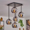 Koyoto Taklampa Krom, 5-ljuskällor