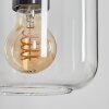 Lauden Vägglampa - Glas 15 cm Naturfärger, Svart, 1-ljuskällor