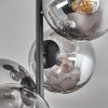 Gastor Taklampa - Glas 15 cm Klart, Rökfärger, 4-ljuskällor
