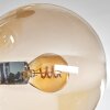 Gastor Taklampa - Glas 15 cm Amber, 4-ljuskällor