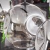 Ripoll Pendellampa - Glas 30 cm Klart, Rökfärger, 4-ljuskällor