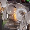 Ripoll Pendellampa - Glas 30 cm Klart, Rökfärger, 4-ljuskällor