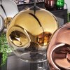 Ripoll Pendellampa - Glas 30 cm Krom, Guld, Klart, Kopparfärg, Rökfärger, 4-ljuskällor