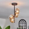 Chehalis Taklampa 27 cm Amber, Klart, 4-ljuskällor