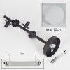 Chehalis Taklampa - Glas 10 cm Vit, 4-ljuskällor