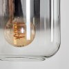 Lauden Vägglampa - Glas 15 cm Naturfärger, Svart, 1-ljuskällor