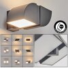 Kontenga vägglampa utomhus LED Antracit, 2-ljuskällor