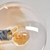 Gastor Taklampa - Glas 15 cm Amber, Klart, Rökfärger, 6-ljuskällor