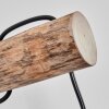 Lauden Vägglampa - Glas 15 cm Naturfärger, Svart, 1-ljuskällor