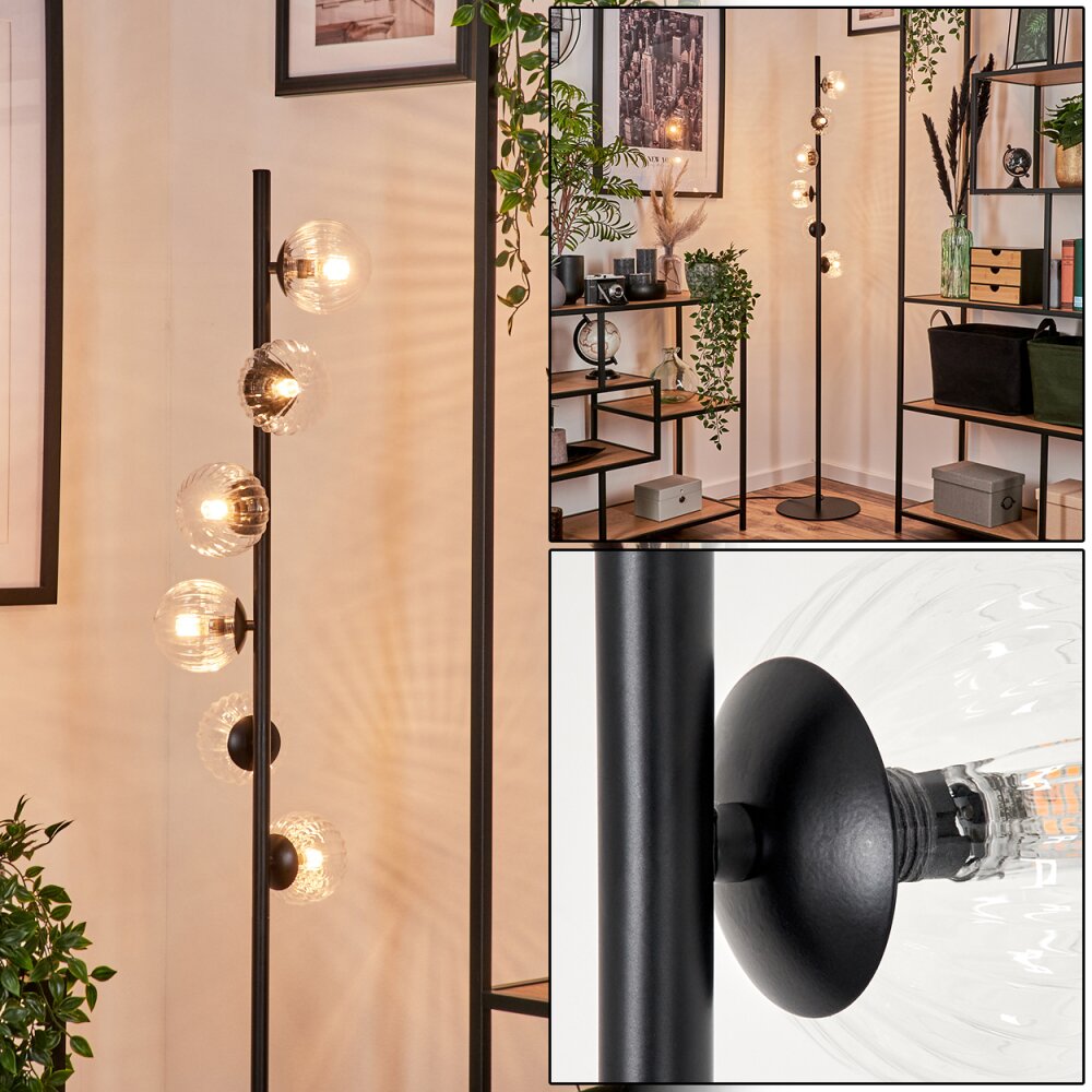 Remaisnil Golvlampa - Glas 10 cm Klart, 6-ljuskällor main product photo