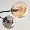 Gastor Taklampa - Glas 15 cm Amber, Rökfärger, 6-ljuskällor
