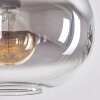 Apedo Pendellampa - Glas 30 cm Klart, Rökfärger, 4-ljuskällor