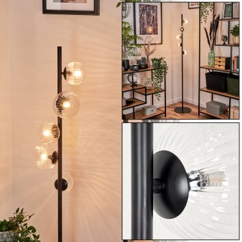 Remaisnil Golvlampa - Glas 10 cm, 12 cm Klart, 5-ljuskällor Remaisnil Golvlampa - Glas 10 cm, 12 cm Klart, 5-ljuskällor