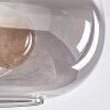 Apedo Pendellampa - Glas 30 cm Rökfärger, 4-ljuskällor