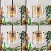 Parane Pendellampa - Glas 20 cm Amber, Klart, 4-ljuskällor