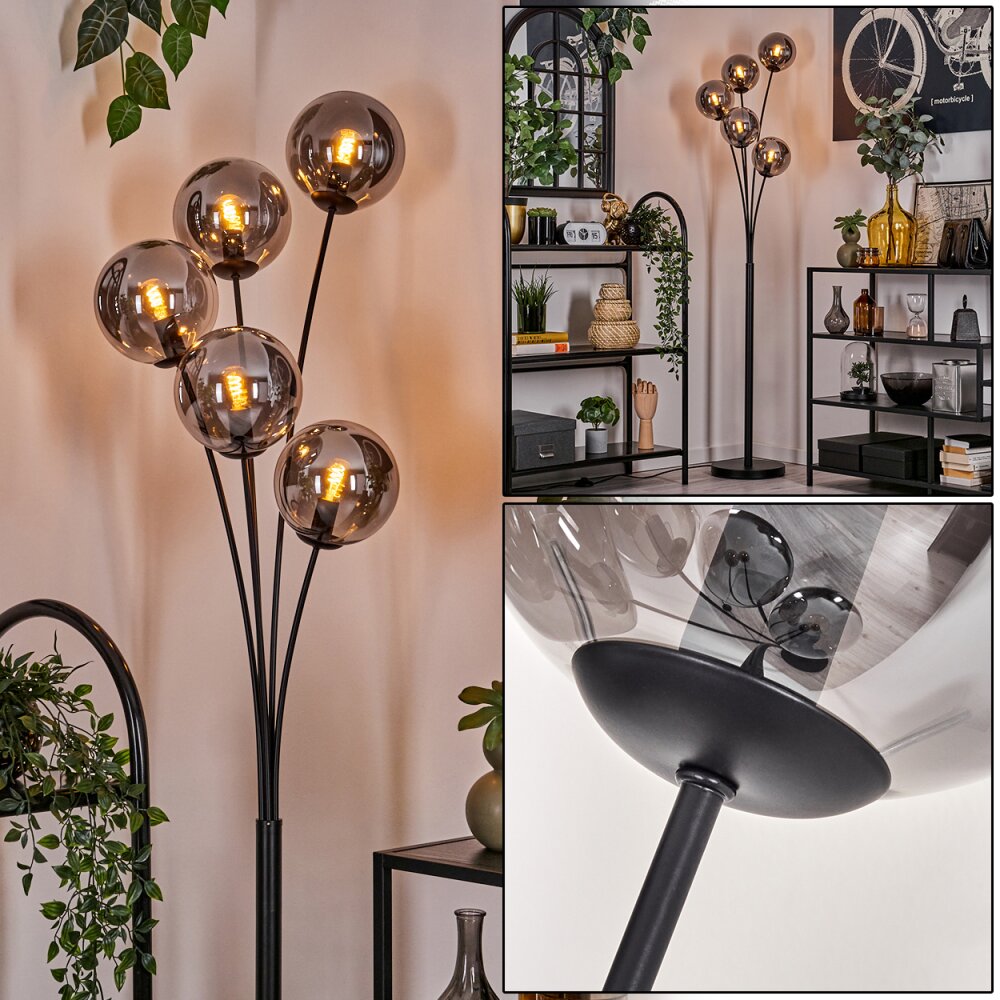 Gastor Golvlampa 35 cm Rökfärger, 5-ljuskällor main product photo