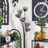 Gastor Golvlampa - Glas 15 cm Klart, Rökfärger, 6-ljuskällor