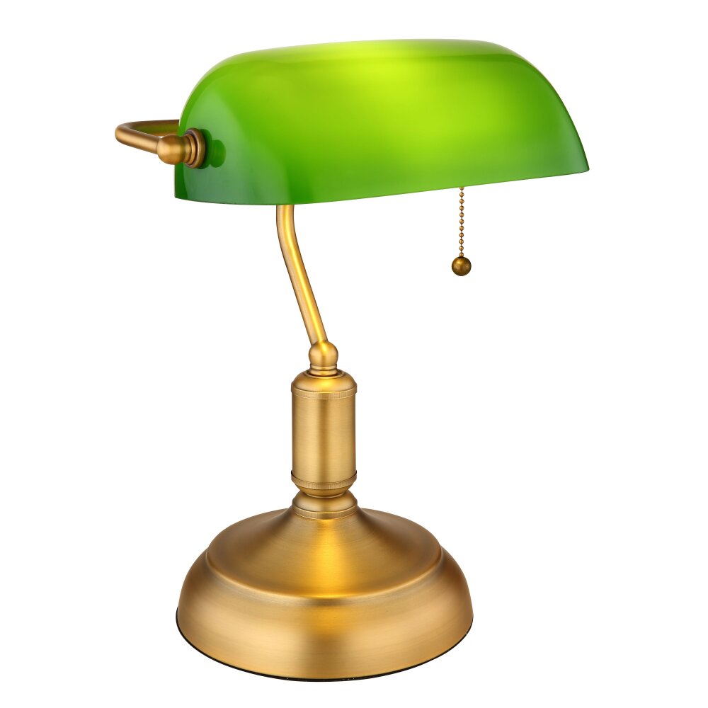 Globo ANTIQUE bankirlampa Antikmässing, 1-ljuskällor main product photo