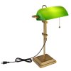 Globo ANTIQUE bankirlampa Antikmässing, 1-ljuskällor