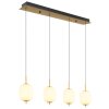 Globo EWALD Pendellampa LED Vit, 4-ljuskällor