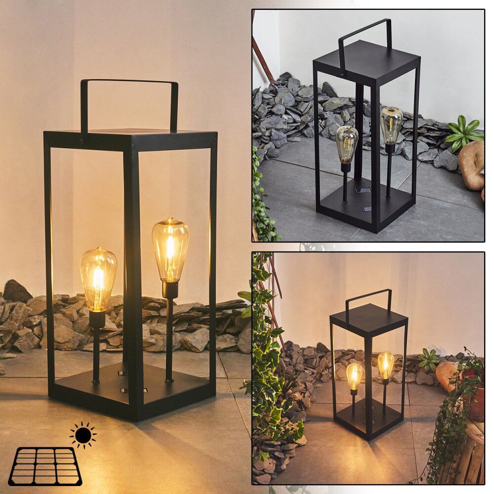 Sciolze Utomhusbelysning, Solcellslampa LED Svart, Genomskinlig, klar, 2-ljuskällor main product photo
