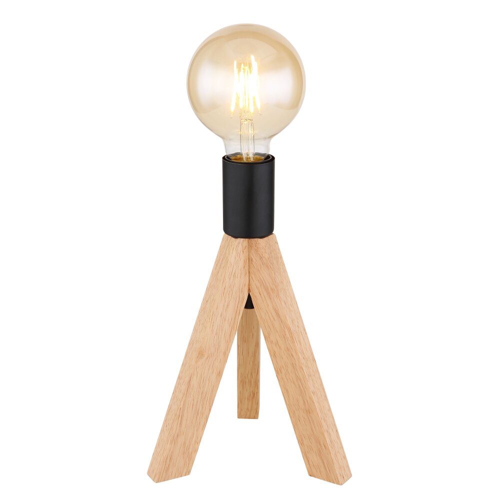 Globo KIRA Bordslampa Mörkbrun, 1-ljuskällor main product photo