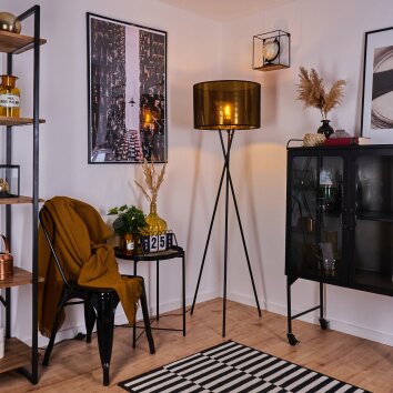 Boromata Golvlampa, Golvlampa Svart, 1-ljuskällor