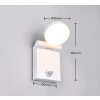 Trio ADOUR Vägglampa LED Vit, 1-ljuskällor, Rörelsedetektor