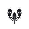 Trio Elvo Golvlampa utomhus Svart, 3-ljuskällor