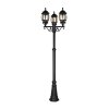 Trio Elvo Golvlampa utomhus Svart, 3-ljuskällor
