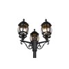 Trio Elvo Golvlampa utomhus Svart, 3-ljuskällor