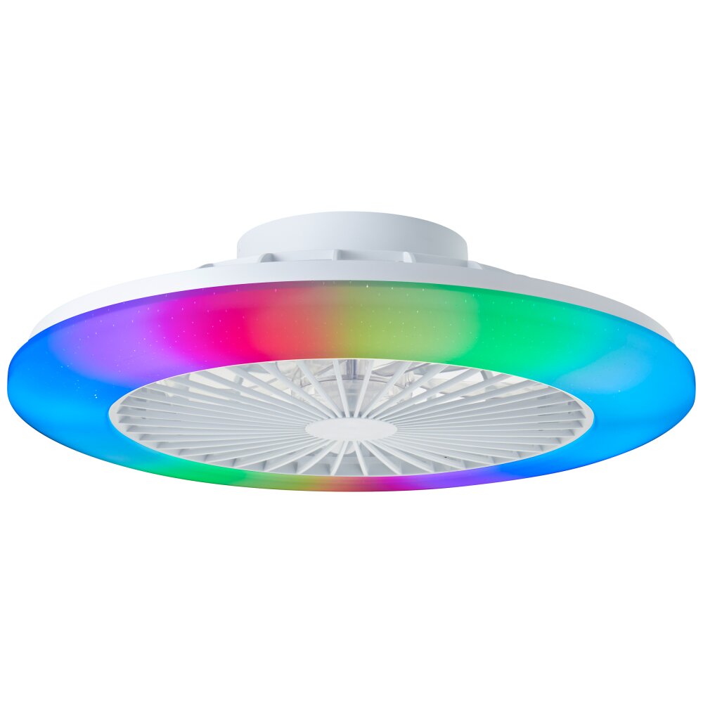 Brilliant Salerno Taklampa LED Vit, 1-ljuskällor, Fjärrkontroll main product photo