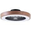 Brilliant Slimline Taklampa LED Svart, 1-ljuskällor, Fjärrkontroll