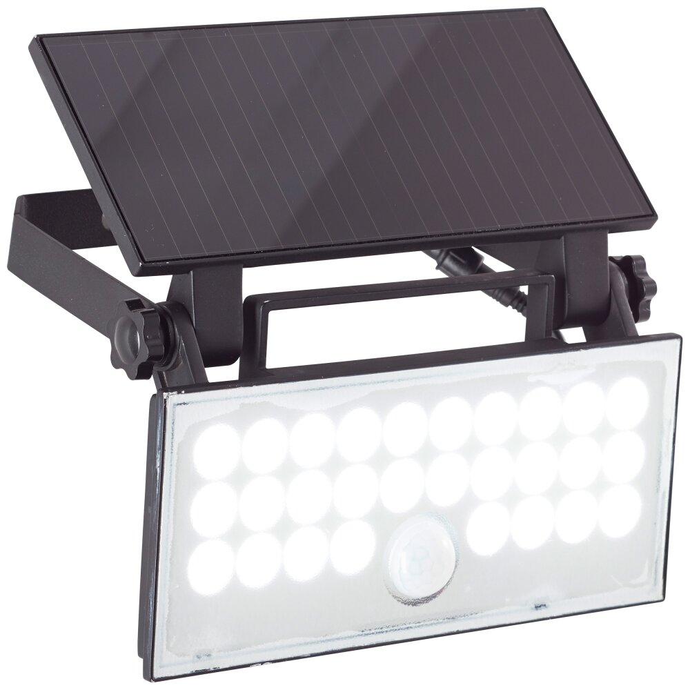 Brilliant Lampor Luton vägglampa utomhus LED Svart, 1-ljuskällor, Rörelsedetektor main product photo