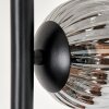 Remaisnil Golvlampa - Glas 10 cm, 12 cm Rökfärger, 3-ljuskällor