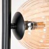 Remaisnil Golvlampa - Glas 12 cm Svart, 3-ljuskällor