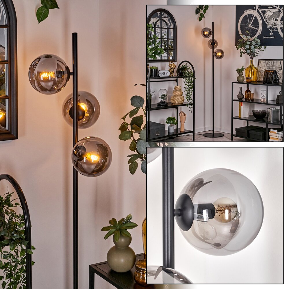 Gastor Golvlampa 31 cm Rökfärger, 3-ljuskällor main product photo